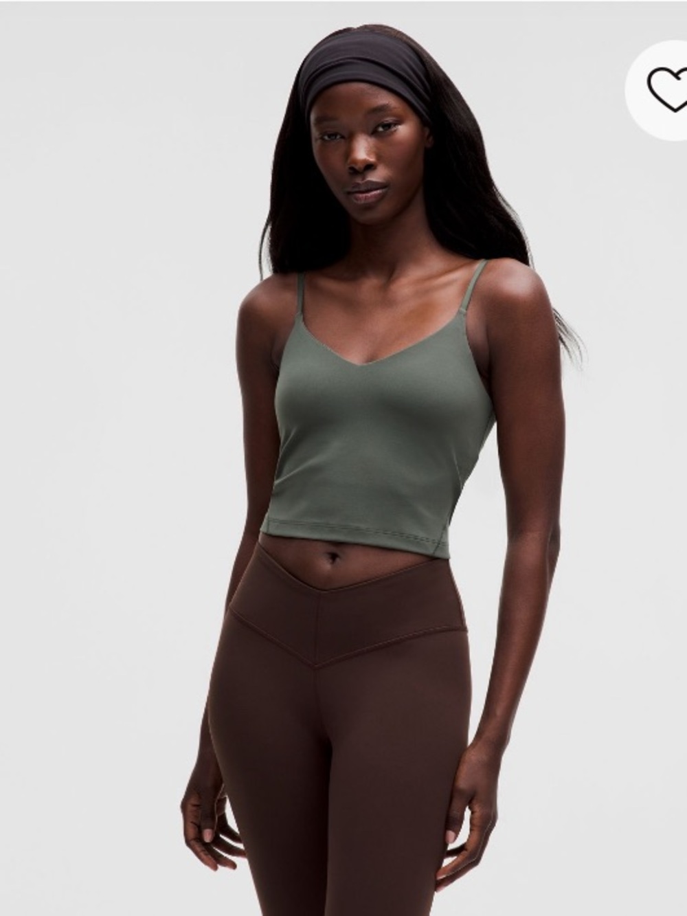 lululemon athletica Align Cropped Cami Tank Top a/b cup